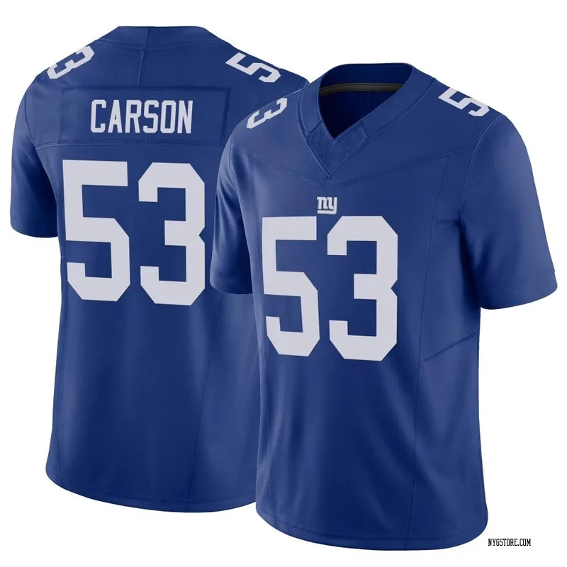 Harry Carson Men's New York Giants Nike Color Rush Jersey - Legend