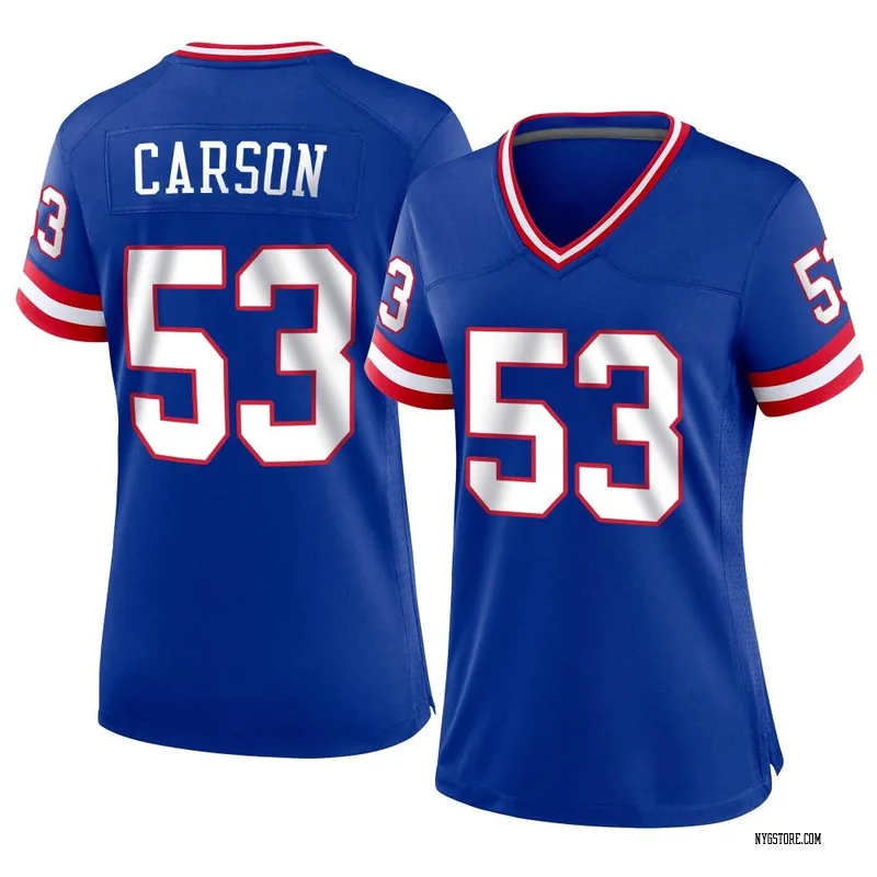 Harry Carson New York Giants Womens Classic Retired Player Game Jersey -  Royal Nfl - Bluefink