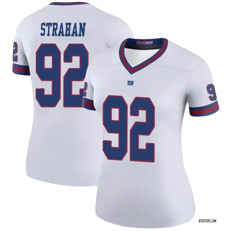 michael strahan white jersey